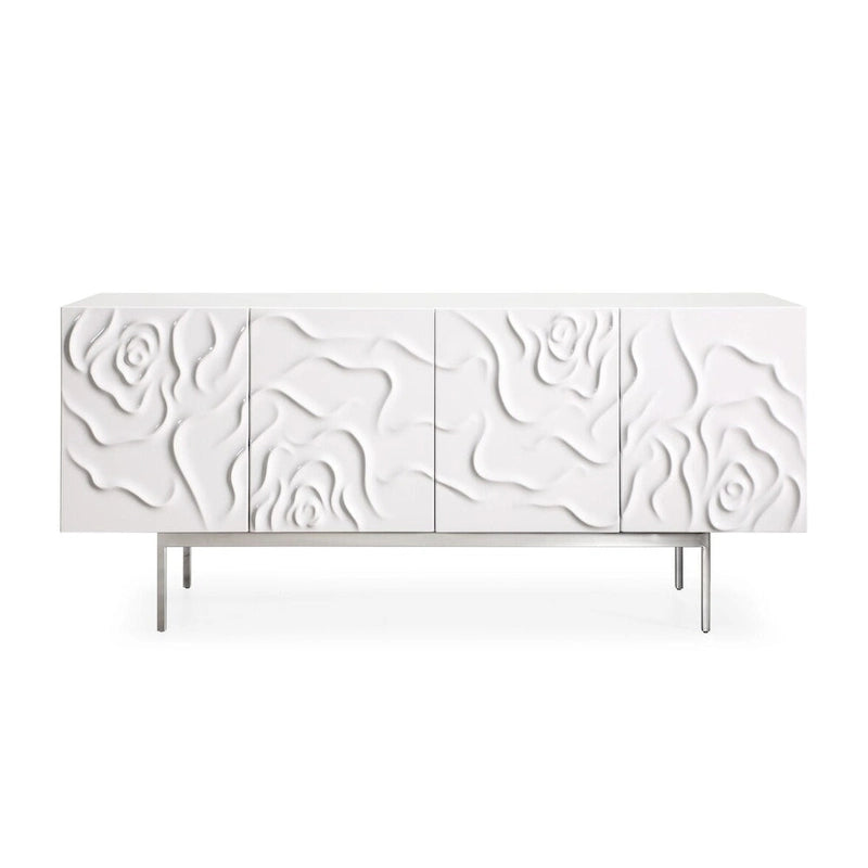 Modrest Gwen Modern White High Gloss Buffet