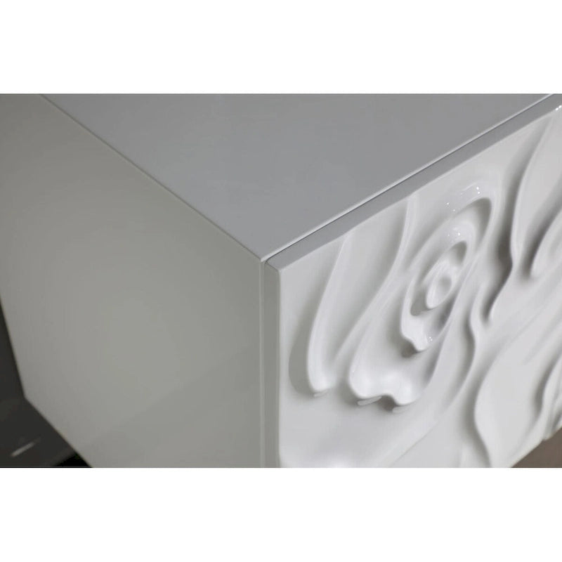 Modrest Gwen Modern White High Gloss Buffet