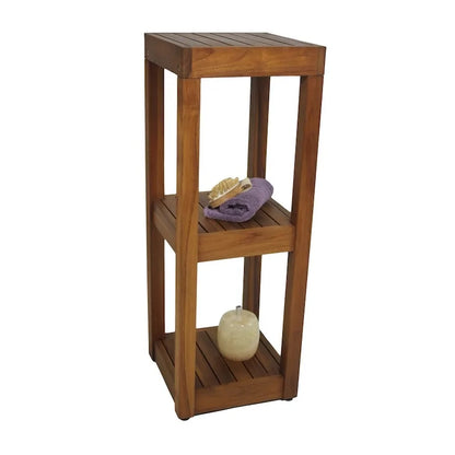 The Original Sula Square Teak Bath Stand