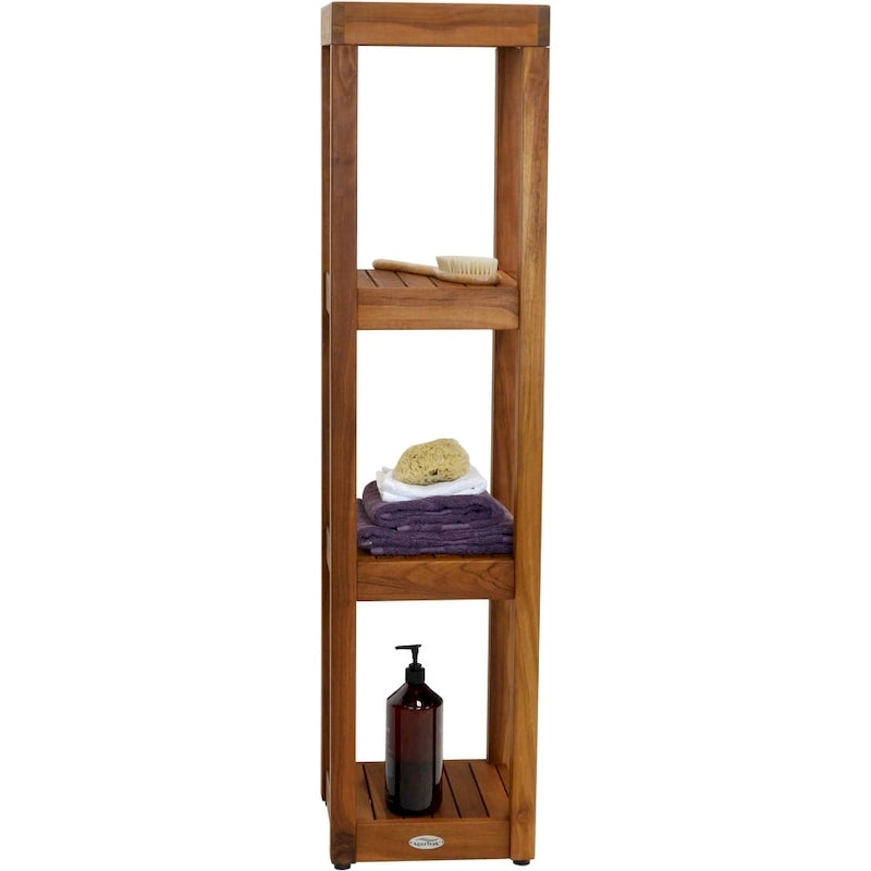 The Original Sula Square Teak Bath Stand