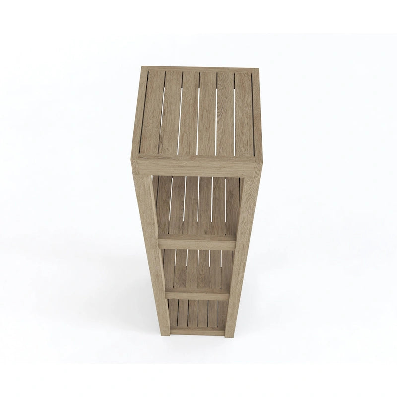 The Original Sula Square Teak Bath Stand