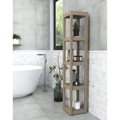 The Original Sula Square Teak Bath Stand