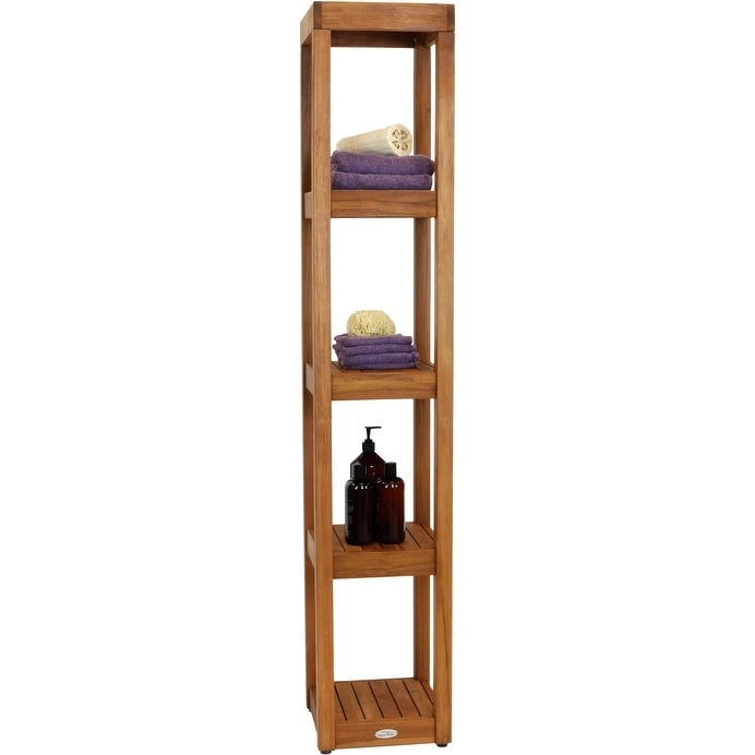 The Original Sula Square Teak Bath Stand