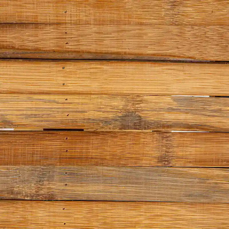 Bamboo Accent Table with 2 Shelves