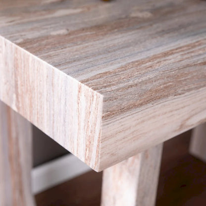 Modern Contemporary Faux Marble Writing Desk, Multifunctional as a Small Space Dining Table or Hobby Workstation