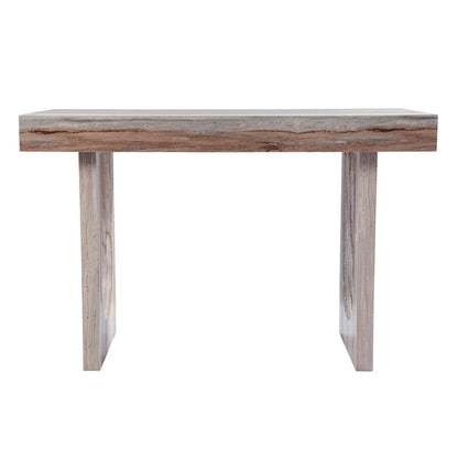 Modern Contemporary Faux Marble Writing Desk, Multifunctional as a Small Space Dining Table or Hobby Workstation