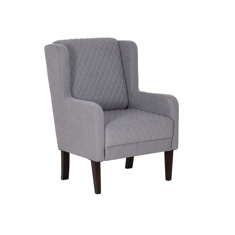 Hulin Velvet Upholstered High Wingback Accent Chair