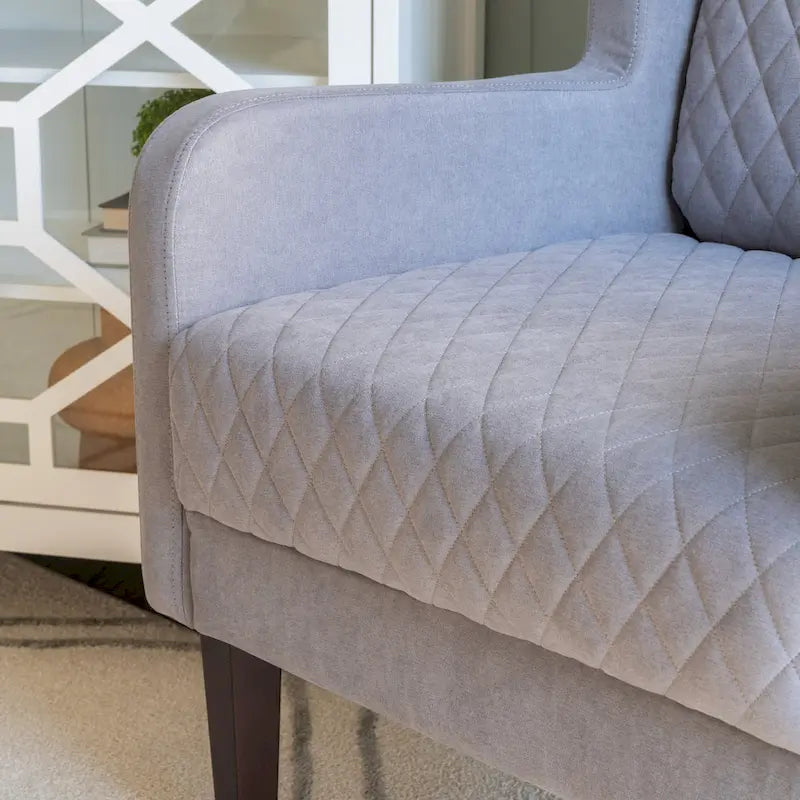 Hulin Velvet Upholstered High Wingback Accent Chair