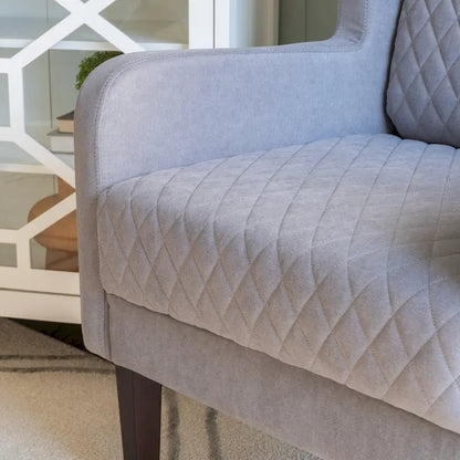 Hulin Velvet Upholstered High Wingback Accent Chair