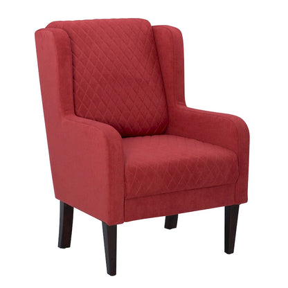 Hulin Velvet Upholstered High Wingback Accent Chair