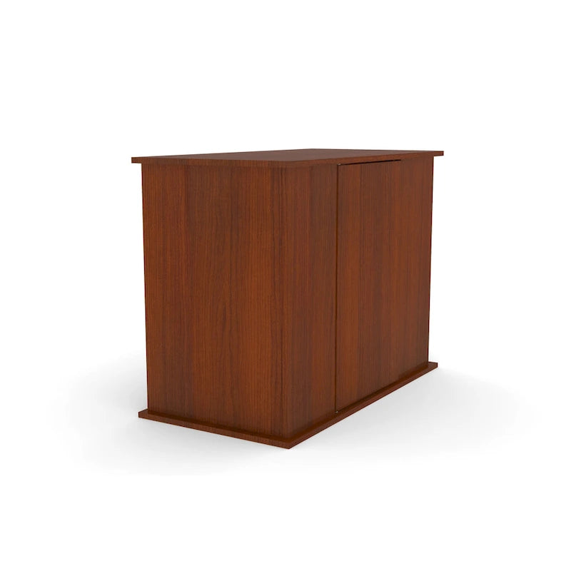 Aquatic Fundamentals 50/65 Gallon Serene Cherry Aquarium Stand with Enclosed Storage